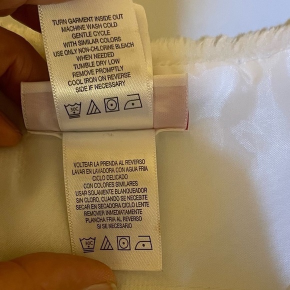 BLOOME DE JEUNE FILLE White Faux Fur Cropped Jacket Girls Size 10-12 - Picture 7 of 11